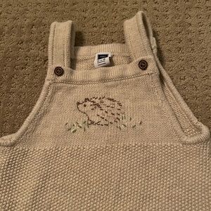 Janie and Jack Boys Sweater Overalls